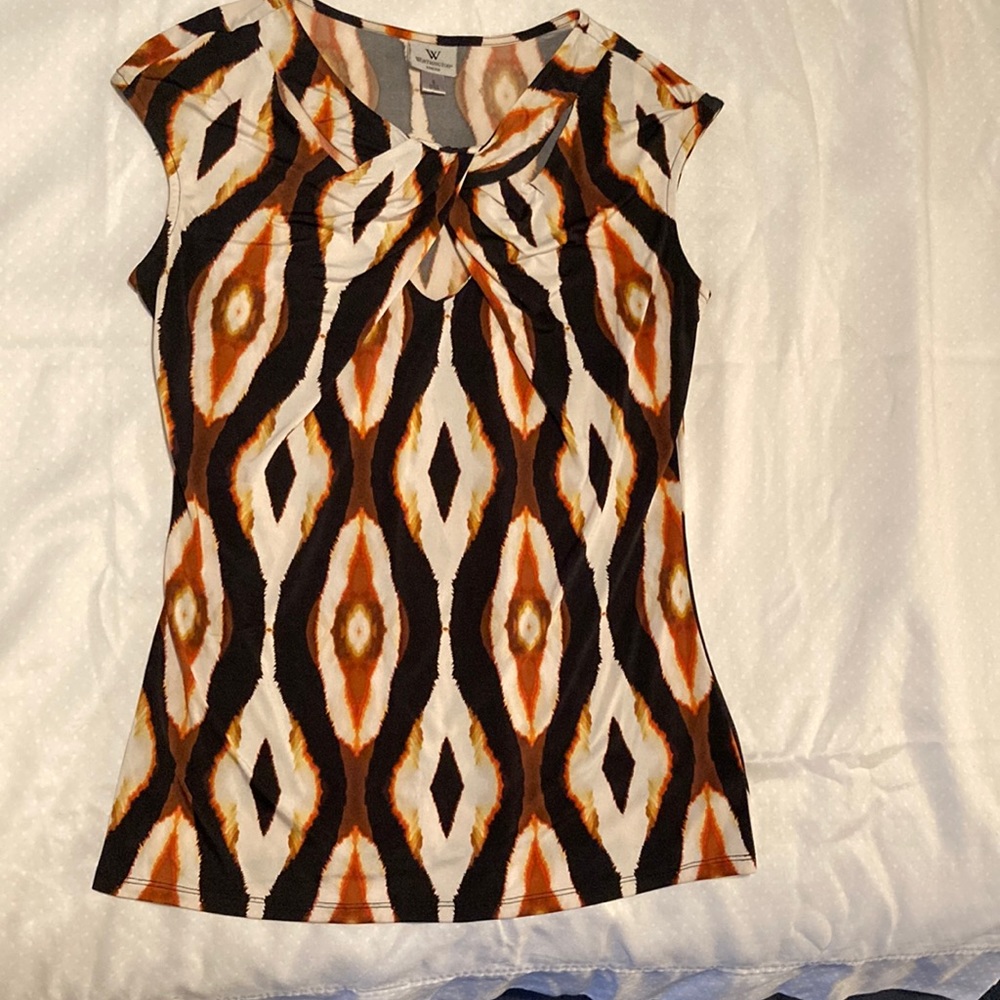 Worthington leopard shirt